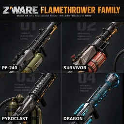 Z'Ware Flamethrower Family [B42]
