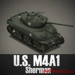U.S. M4A1 Sherman by Papa_Chad
